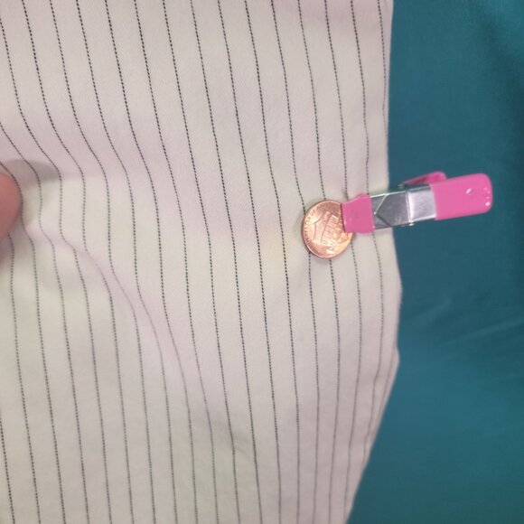 Loft Marisa Skinny Pinstripe Pants Size 4 Women's - Picture 2 of 7